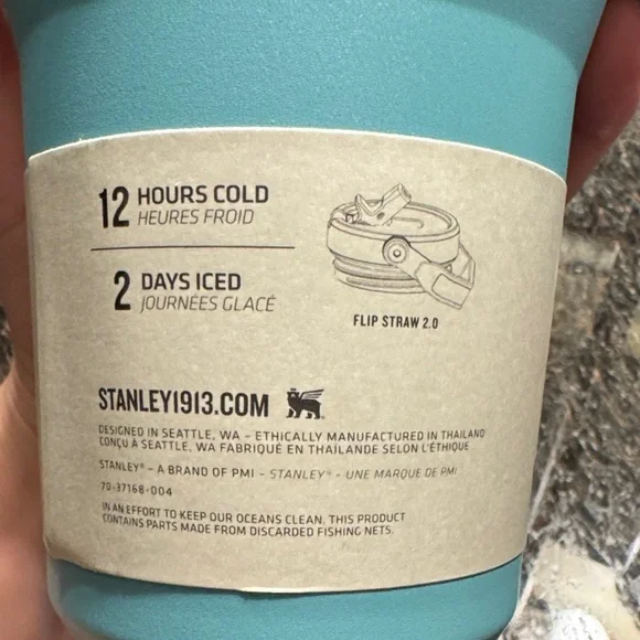 Stanley The IceFlow Flip Straw Tumbler-30oz. Agave color - Picture 6 of 7
